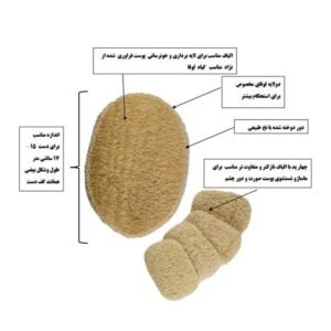 لیف و پد گیاهی حمام آساژون
