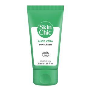 ضدآفتاب spf 50 حاوی عصاره آلوورا اسکین شیک