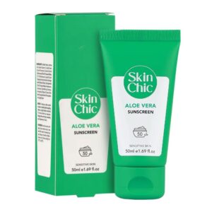 ضدآفتاب spf 50 حاوی عصاره آلوورا اسکین شیک