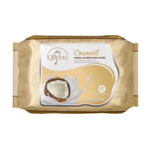 دستمال مرطوب آرایش پاک کن پوست خشک 27 عددی سون کوئین