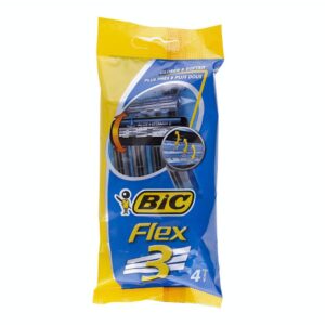 تیغ اصلاح آقایان فلکس 3 تیغه 4 عددی بیک