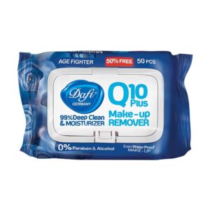 دستمال مرطوب پاک کننده آرایش 50 برگ میوه‌ای دافی