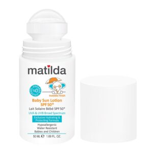 لوسیون رولی ضد آفتاب کودک +SPF50 ماتیلدا