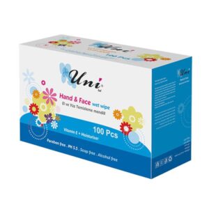 دستمال مرطوب معطر دست و صورت 100 برگی یونی لد