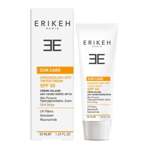 ضد آفتاب و ضد لک رنگی SPF50 بژ طلایی اریکه
