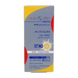 ضد آفتاب فاقد چربی آقایان SPF40 سان سیف