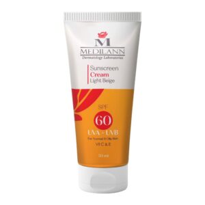 ضد آفتاب رنگی فاقد چربی SPF60 مدیلن