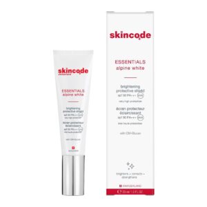 لوسیون ضدآفتاب روشن کننده SPF50 اسکین کد
