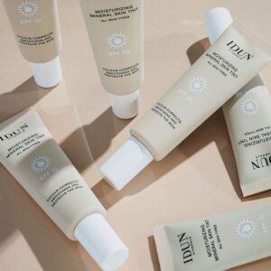 ضد آفتاب و مرطوب کننده رنگی spf30 1411 ایدون