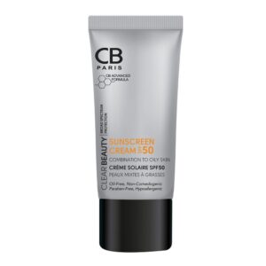 کرم ضدآفتاب پوست مختلط تا چرب بی رنگ SPF50 سی بی