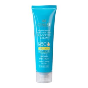 ضد آفتاب مات رنگی پوست چرب +SPF60 بژ روشن سینره