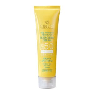 ضد‌ آفتاب بی رنگ پوست‌ چرب و جوش‌دار SPF50 سینره