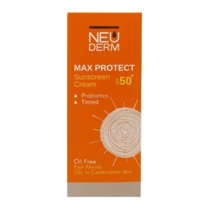 ضد آفتاب مکس پروتکت فاقد چربی رنگی Spf 50 نئودرم