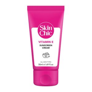 ضدآفتاب SPF 50 حاوی ویتامین E اسکین شیک