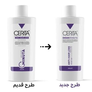 شامپو مینوتا ضد ریزش موهای خشک سریتا