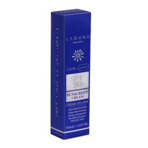 ضد آفتاب بی رنگ پوست خشک spf50 لاگونا