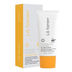 ضدآفتاب بارداری بی رنگ spf40 لافارر