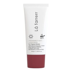 ضدآفتاب بارداری رنگی spf 40 لافارر