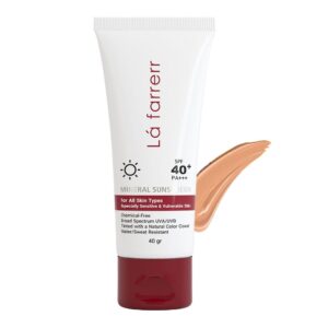 ضد آفتاب مینرال رنگی SPF40 مناسب انواع پوست 40 میل لافارر