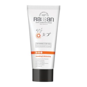 ضد آفتاب مناسب پوست نرمال و خشک بی رنگ SPF30 راسن