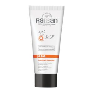 ضد آفتاب مناسب پوست نرمال و خشک بی رنگ SPF30 راسن