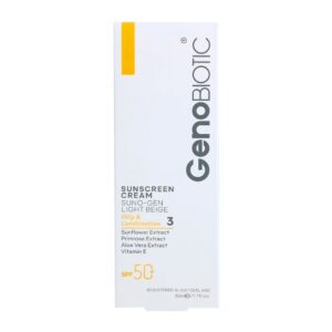 ضد آفتاب بژ روشن 3 پوست چرب SPF50 ژنو