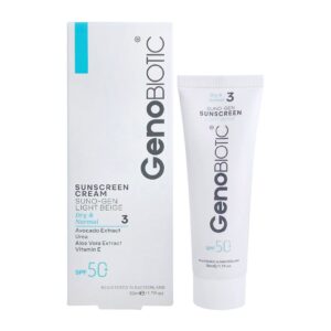 ضد آفتاب بژ روشن 2 پوست خشک SPF50 ژنو