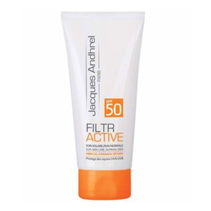 ضد آفتاب بی رنگ مناسب پوست خشک و معمولی + SPF50 ژاک آندرل