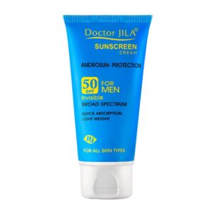 ضد آفتاب آندروسان پروتکشن بی رنگ مناسب آقایان SPF50 دکتر ژیلا