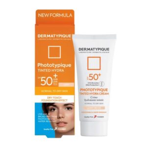 ضد آفتاب رنگی پوست خشک spf50 فتوتیپیک بژ روشن درماتیپیک