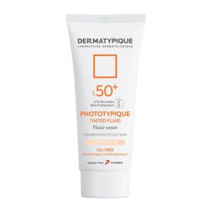 ضدآفتاب رنگی پوست چرب +SPF50 فتوتیپیک بژ روشن درماتیپیک