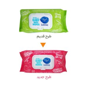 دستمال مرطوب کودک کالاندولا 50 برگ دافی