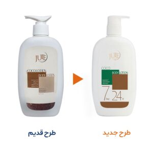 لوسیون نارگیل مرطوب کننده و آبرسان بدن 400 میل ژوت