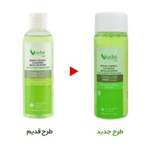 میسلار واتر مناسب پوست‌های چرب و مستعد آکنه 100میل وچه