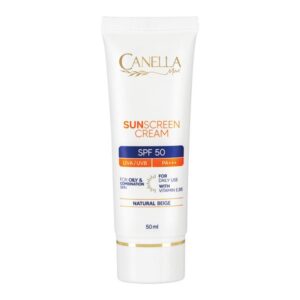ضد آفتاب رنگی پوست چرب SPF50 بژ طبیعی کنلامکس