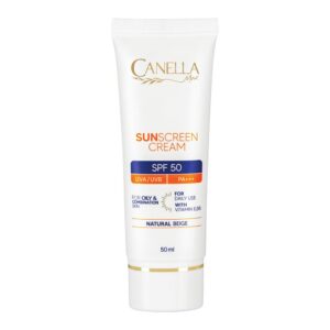 ضد آفتاب رنگی پوست چرب SPF50 بژ طبیعی کنلامکس