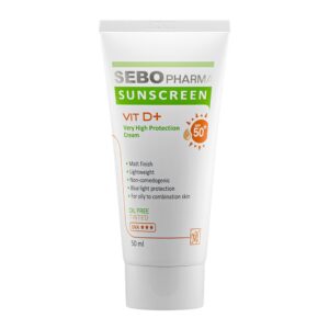 ضد آفتاب رنگی پوست چرب سبو فارما spf50 مای