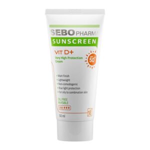ضد آفتاب بی رنگ پوست چرب سبو فارما spf50 مای