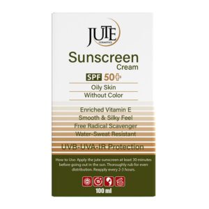 ضد آفتاب پمپی بی‌رنگ +SPF50 پوست چرب 100 میل ژوت