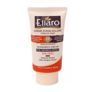 ضد آفتاب با پوشش کرم پودری مات کننده فاقد چربی بژ طبیعی SPF30 الارو