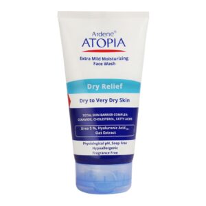 شوینده صورت مرطوب کننده اوره 5% اتوپیا مدل Dry Relief آردن