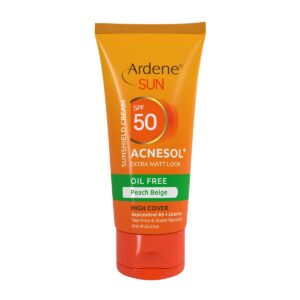 ضد آفتاب بژ هلویی فاقد چربی SPF50 آردن