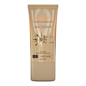 ضد آفتاب کرم‌پودری بژ عاجی مکی ‌سان SPF50 NC10 سان سیف