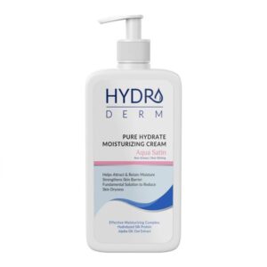 کرم مرطوب کننده دست و صورت پمپی Aqua Satin هیدرودرم