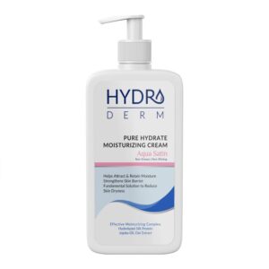 کرم مرطوب کننده دست و صورت پمپی Aqua Satin هیدرودرم