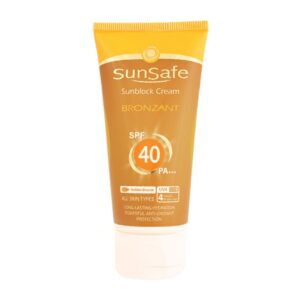 ضد آفتاب برنزه کننده انواع پوست SPF40 سان سیف