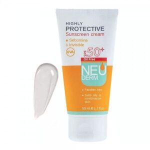 ضد آفتاب بی‌رنگ فاقد چربی SPF50 نئودرم
