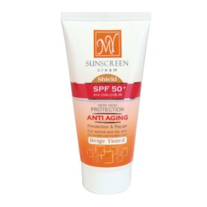 ضد آفتاب و ضد چروک +SPF50 بژ تیره مای