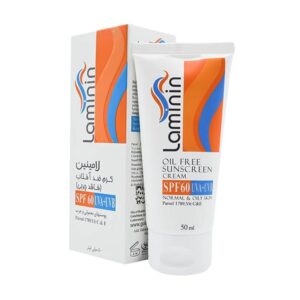 ضد آفتاب بی رنگ SPF50 پوست چرب و مختلط و نرمال لامینین