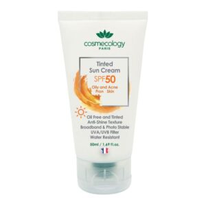 ضد آفتاب رنگی SPF50 فاقد چربی 50 میل کاسمکولوژی